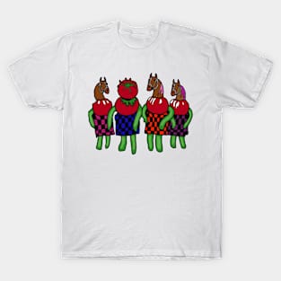 drawing tomato pickle four horseman T-Shirt